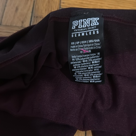 PINK Victoria's Secret Red Leggings - Picture 2 of 2